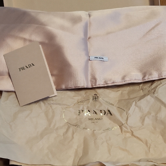 Prada Women's Tan Leather Open-Toe Heels - Picture 7 of 12